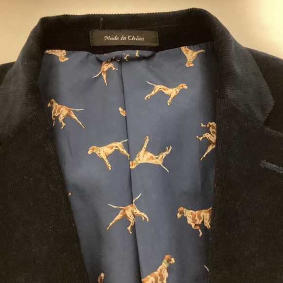 Lauren Ralph Lauren Mens Wale Corduroy Sports Jacket Size 46 long Blazer - Picture 7 of 11